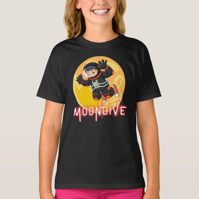 MOONDIVE - Camiseta ASTRONAUTA ESPACIAL (Anverso)