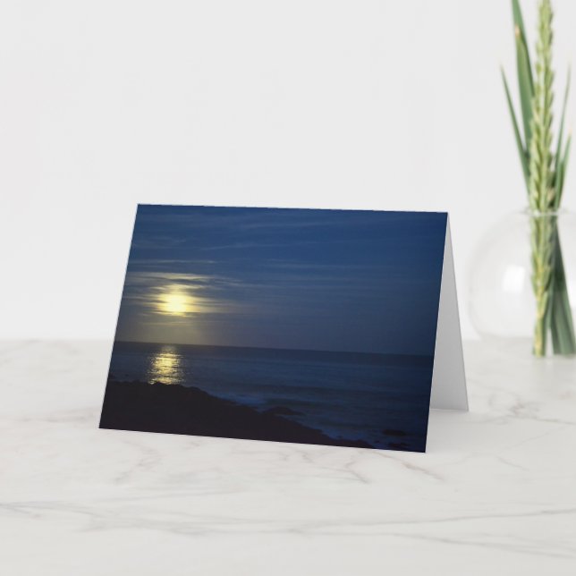 Moonglow - tarjeta de felicitación en blanco (Anverso)