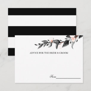 Moonlight Bloom   Tarjetas de Consejos de Boda