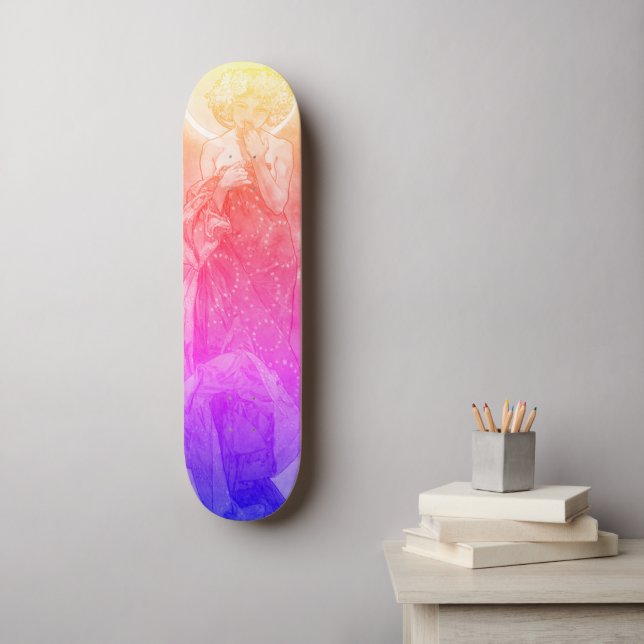Moonlight Skateboard Decks, Rainbow Hues (Arte de la pared)