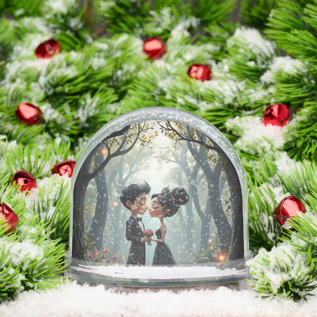 Moonlit Vows – A Cute Gothic Wedding Moment.  (Navidad)