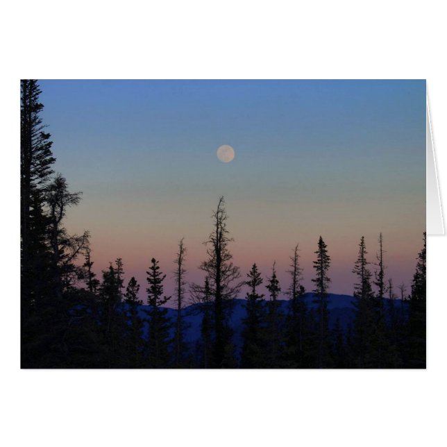 Moonrise over the Rockies (Anverso (Horizontal))