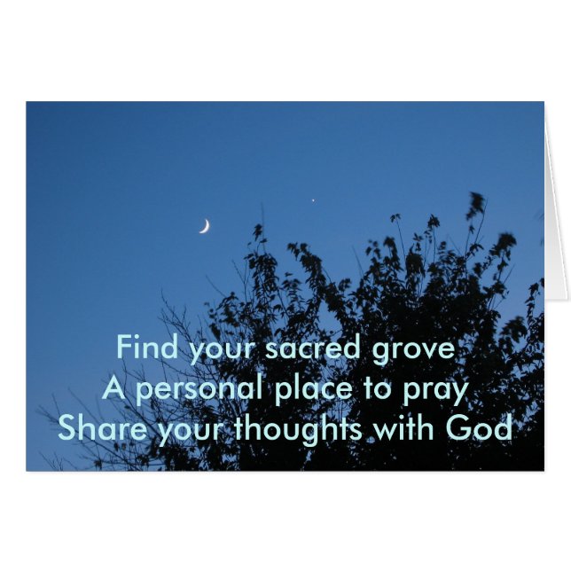 Moonrise Sacred Grove (Anverso (Horizontal))