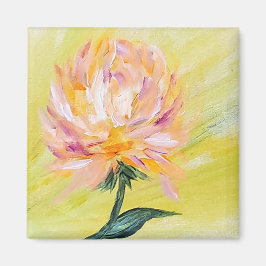 Moonstudio - imán Naranja Peony