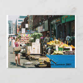 Moore Street Dublin City, tarjeta postal de vacaci