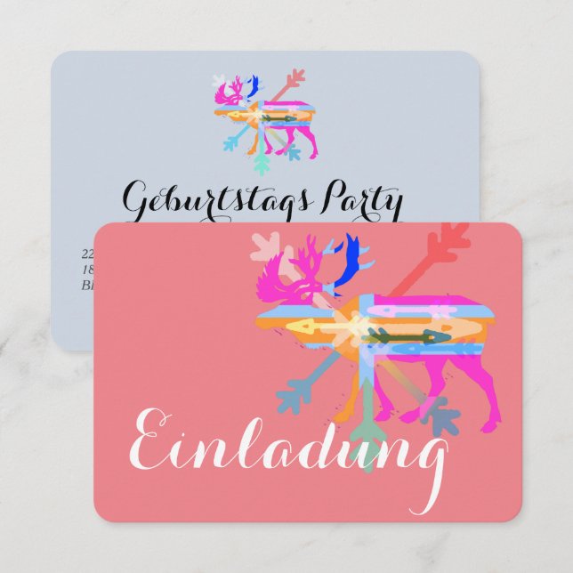 Moose de invitaciones (Anverso / Reverso)