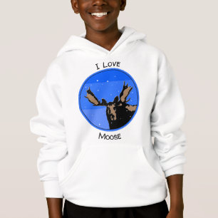 Moose in Winter - Original Wildlife Art