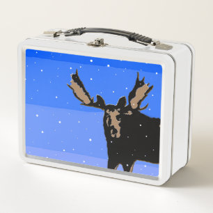 Moose in Winter - Original Wildlife Art