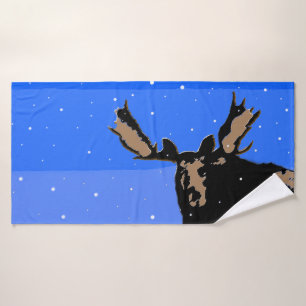 Moose in Winter - Original Wildlife Art