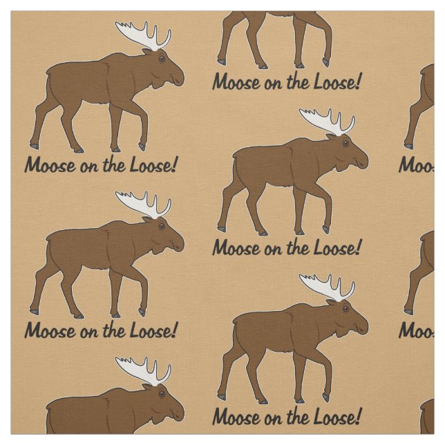¡Moose on Loose! Tela (Retal)
