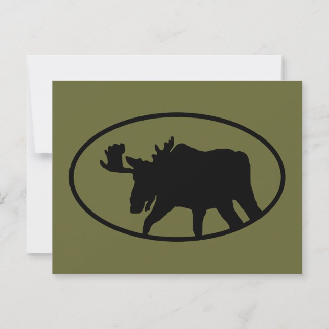 Moose Silhouette (Anverso)