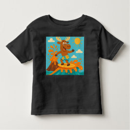 ¡Moosecano Splash! - Niños camisetas del volcán So