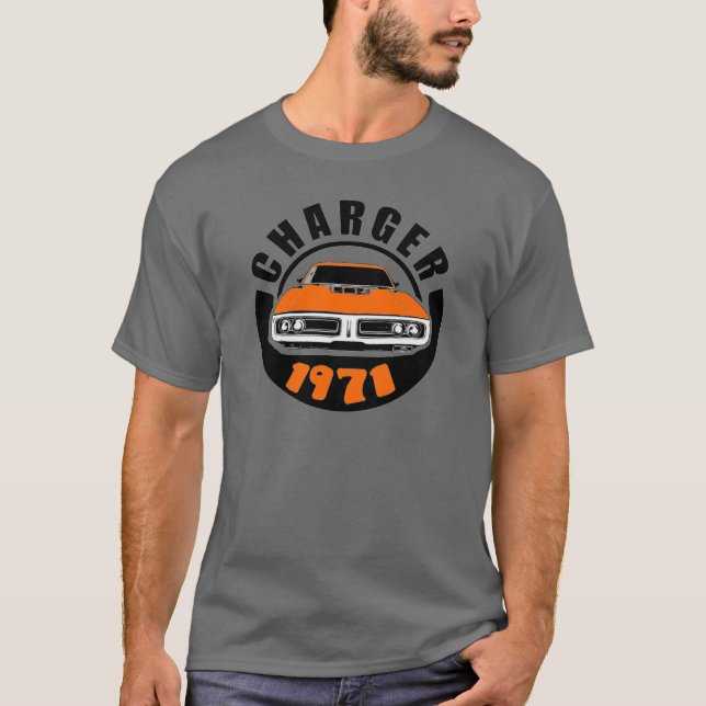 Mopar - Camiseta De Cargador De Dodge De 1971 (Anverso)
