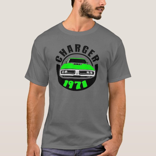 Mopar - Camiseta De Cargador De Dodge De 1971 (Anverso)