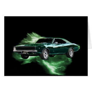 Mopar: Cargador Dodge '68 con rayo verde