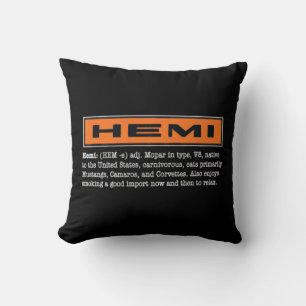 Mopar - Cojín decorativo HEMI