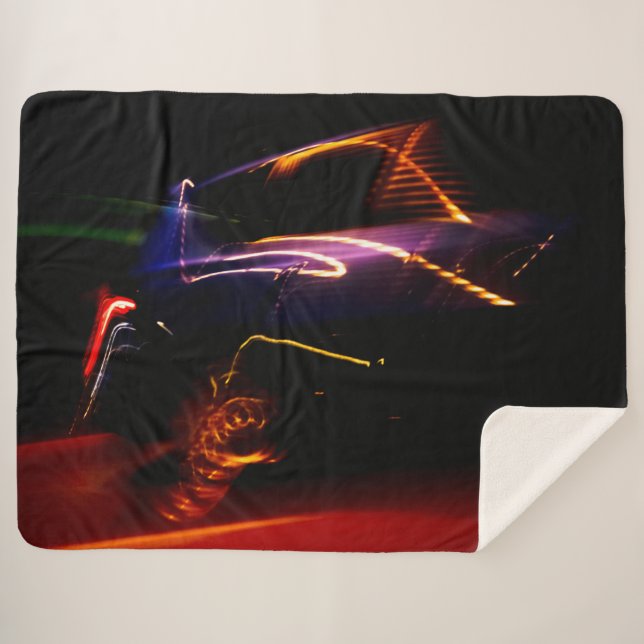 morada de baile de coche sherpa manta (Anverso (horizontal))