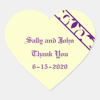 Morado, amarillo pálido, Pegatina favorito