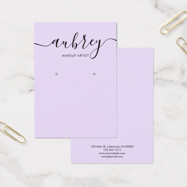 Morado claro de guión moderno (Oficina)