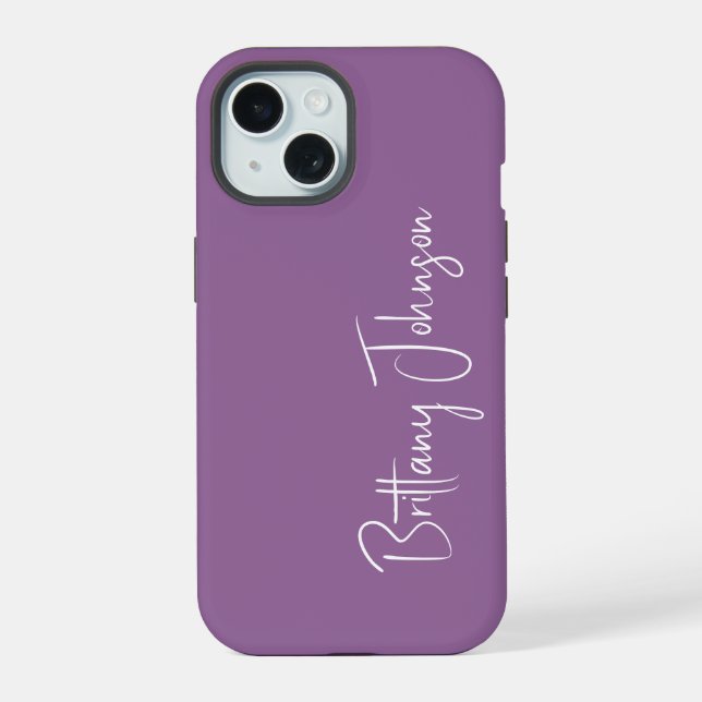 Morado con monograma (Reverso )