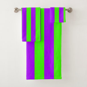 Morado Psicodélico Eléctrico y Verde Arlequín