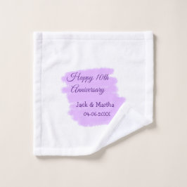 Morado salpicón acuático moderno 10 aniversario