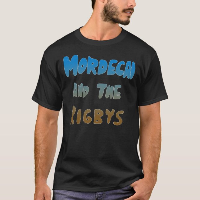 Mordecai y la camiseta clásica de Rigbys (Anverso)