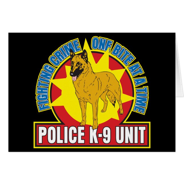 Mordedura de Malinois del belga K9 (Anverso (Horizontal))