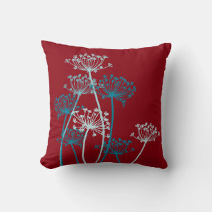 Morena marsala aqua vaca perejil almohada