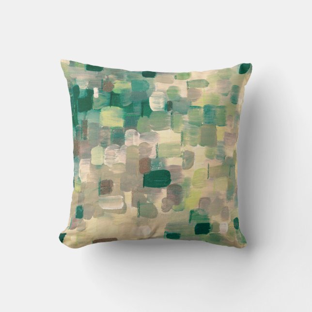 Moreno de la cal del verde verde oliva y almohada (Anverso)