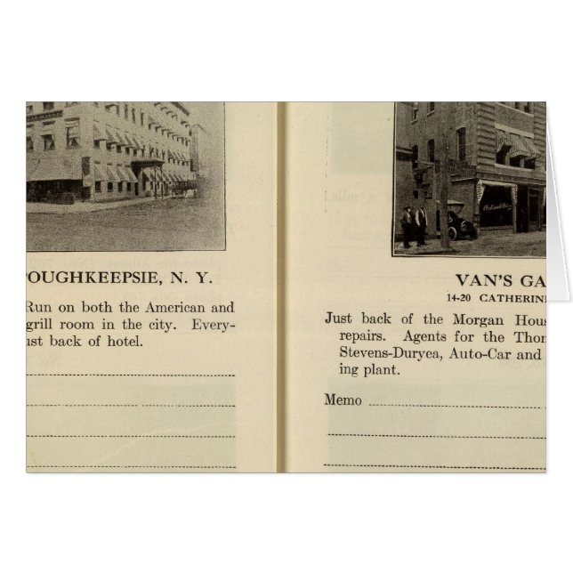Morgan House, Van's Garage, Poughkeepsie (Anverso (Horizontal))