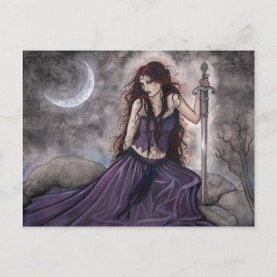 Morgan Le Fay Tarjeta Postal de Fantasía