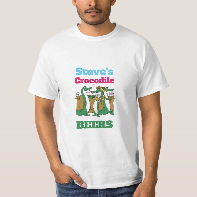 ¡MORIR! Cervezas de cocodrilo de camiseta - Gracio (Anverso)
