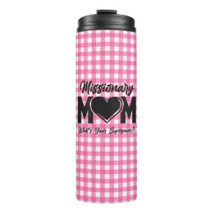 Mormon Missionate Mom Thermal Tumbler Bebe Botella