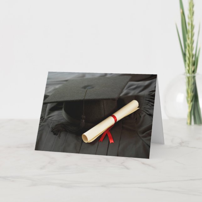 Mortarboard, Diploma, Tarjeta de Graduación de Oci (Anverso)