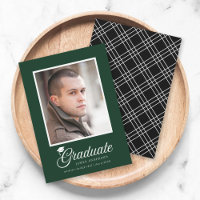 Mortarboard Script Editable Colores Foto Graduada