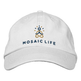 Mosaic Life Embroidered Gorra