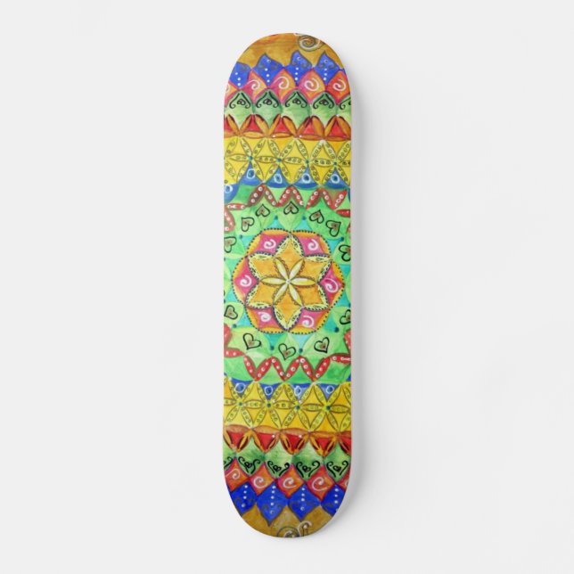 Mosaic Skateboard (Anverso)