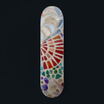 Mosaic Skateboard<br><div class="desc">Este tablero de patines está decorado con un mosaico de conchas. Porque creamos nuestra propia obra de arte no encontrarás esta imagen exacta de otros diseñadores. Original Mosaico © Michele Davies.</div>