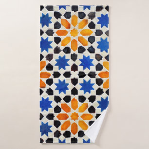 mosaico árabe de azulejos de estilo marroquí, de