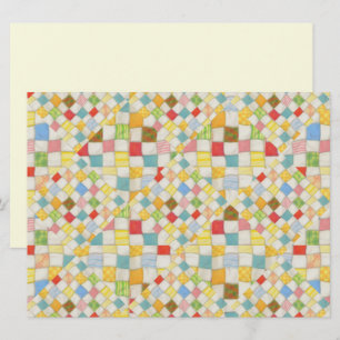 MOSAICO DE COLCHA 6.5x8.75 Tarjeta plana / Horizon