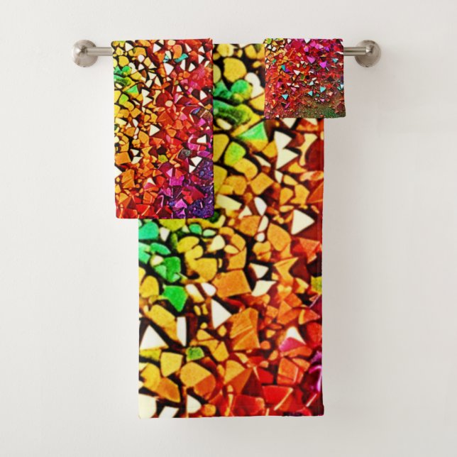 Mosaico de fragmentos de arcoiris (In situ)