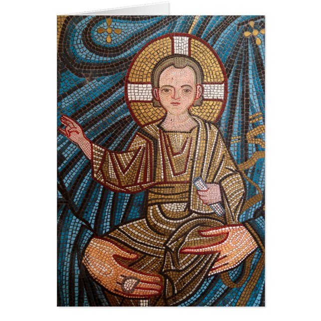 Mosaico de Jesús bebé (Frente)