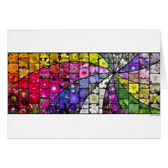 Mosaico del remolino del jardín (Anverso (Horizontal))