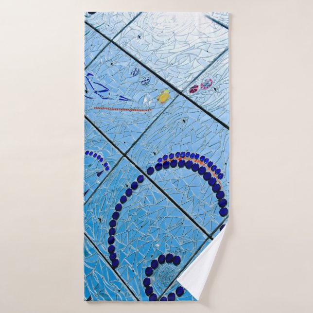 Mosaico Espejo Baltimore Azul (Toalla de baño)