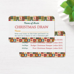 Mosaico festivo, Fiesta Navidad raffle