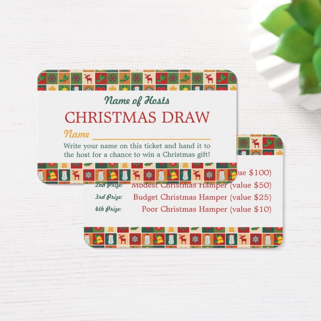 Mosaico festivo, Fiesta Navidad raffle (Escritorio)