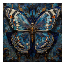 Mosaico Flutter - Mariposa 3D Arte moderno