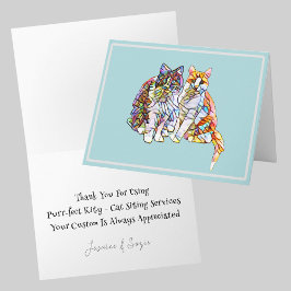 Mosaicos Cats | Gracias Por Su Personalizado Turqu