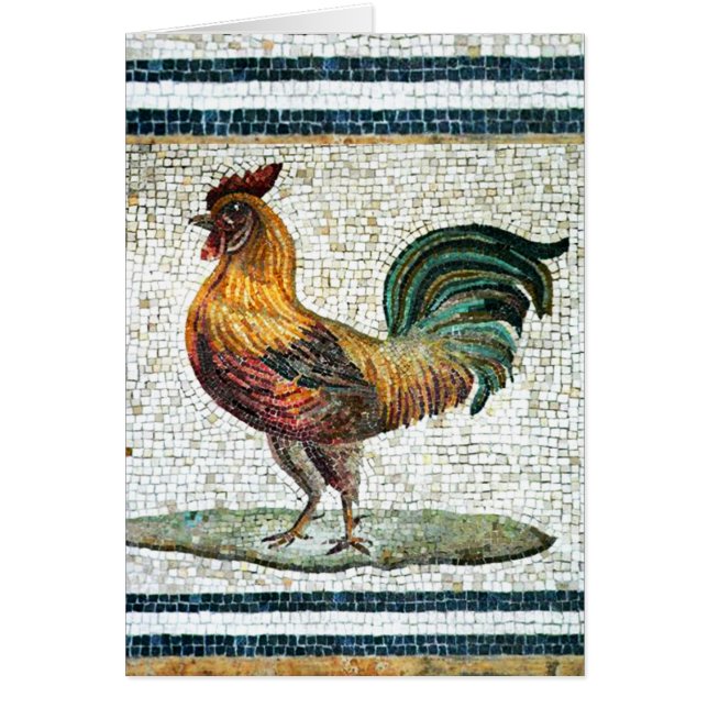 MOSAICOS ROMANOS ANTIGUOS / ROOSTER (Frente)